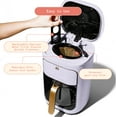 thumbnail image 6 of Beautiful 14-Cup Programmable Drip Coffee Maker with Touch-Activated Display, Lavender by Drew Barrymore, 6 of 11