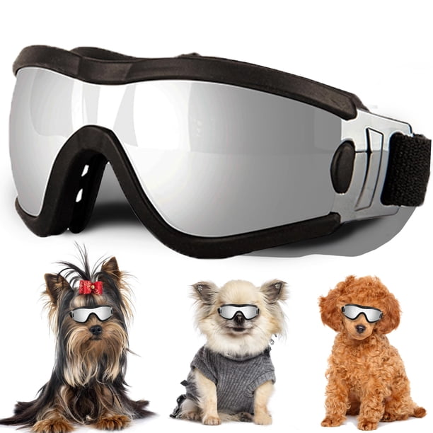 Gafas de sol para perros NICERINC con protección UV y correa ajustable