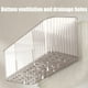 thumbnail image 5 of Organizador de almacenamiento, estante de ducha de pared, estante de baño, caja de plástico transparente para cepillos de dientes, adhesivo, apto para baño, cocina, armario, ducha., 5 of 6