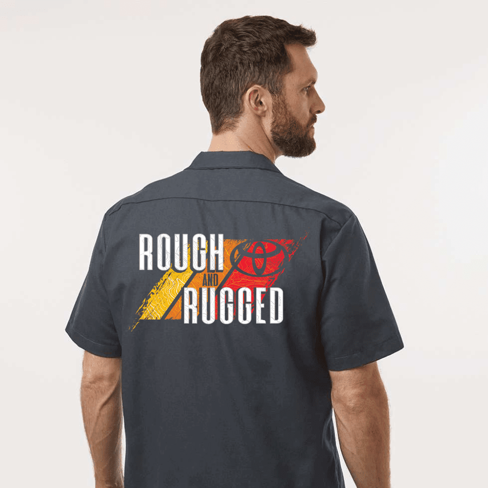 Toyota Men's Dickies Rough and Rugged TRD Work Shirt