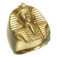 thumbnail image 5 of US Gold Plated Mens Egyptian Pharaoh Pyramid Ring Stainless Steel Size 7-11, 5 of 10
