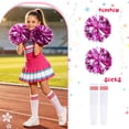 thumbnail image 6 of Benylion Girls Cheerleader Costume Outfit for Kids Sleeveless Cheerleading for Halloween Party Birthday Cheer Uniform Set for 5-6 Years, 6 of 6