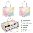 thumbnail image 2 of Large Capacity Tote Bag,Dreamy Pastel Sky Handbag Fashion Luxury Tote Bag,15.7"x13"x 5.1" Inches,Laptop Compatible, 2 of 6