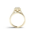 thumbnail image 2 of 1 Carat T.W. Diamond 10kt Yellow Gold Single Halo Engagement Ring Set, 2 of 4