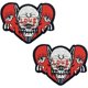 thumbnail image 1 of Parche bordado de amor con calavera agrietada de 2 uds, aplique para planchar o coser para ropa, vestido, sombrero, vaqueros, accesorios de bricolaje, 1 of 5