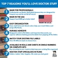 thumbnail image 4 of Doctor Stuff - File Folder Labels, Complete Set of Numbers 0-9, Compatible with SMEAD BCCRN - TPNM Series Chart Stickers, 1" x 1-1/4", 1 Each of 10 Rolls, 500/Roll, 4 of 4