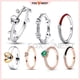 thumbnail image 2 of Anillo De Regalo Romántico En Forma De Corazón Bicolor Para Amantes De Groot + Bolsa De Franela Gao Jiahui unisex, 2 of 2