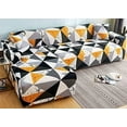 thumbnail image 1 of LAICAIW Super Stretch Sectional Couch Covers, L-Shaped Sofa Covers Softness Furniture Slipcovers Non Slip Pets Dogs Furniture Protector (Color : N, Size : 2 Seater(57in-72in)), 1 of 6