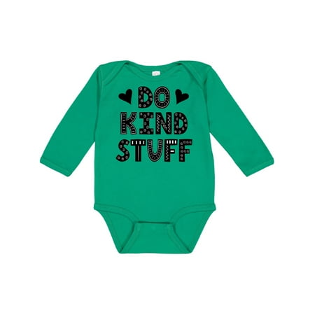 

Inktastic Do Kind Stuff Inspirational Quote Gift Baby Girl Long Sleeve Bodysuit