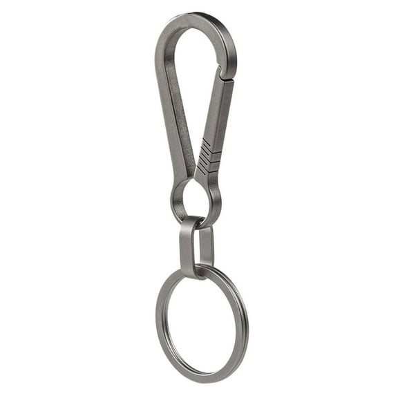 ibasenice for Belt Keychain Titanium Alloy 1Pack for Daily Use Men