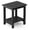 Black, variant on XiHuaZhaoChen Outdoor Side Table for Patio: 16" HIPS Weather - Resistant Adirondack Tables Set of 2 - Small Square End Tables for Backyard Pool Porch Balcony - Indoor Outdoor Durable Table Teak