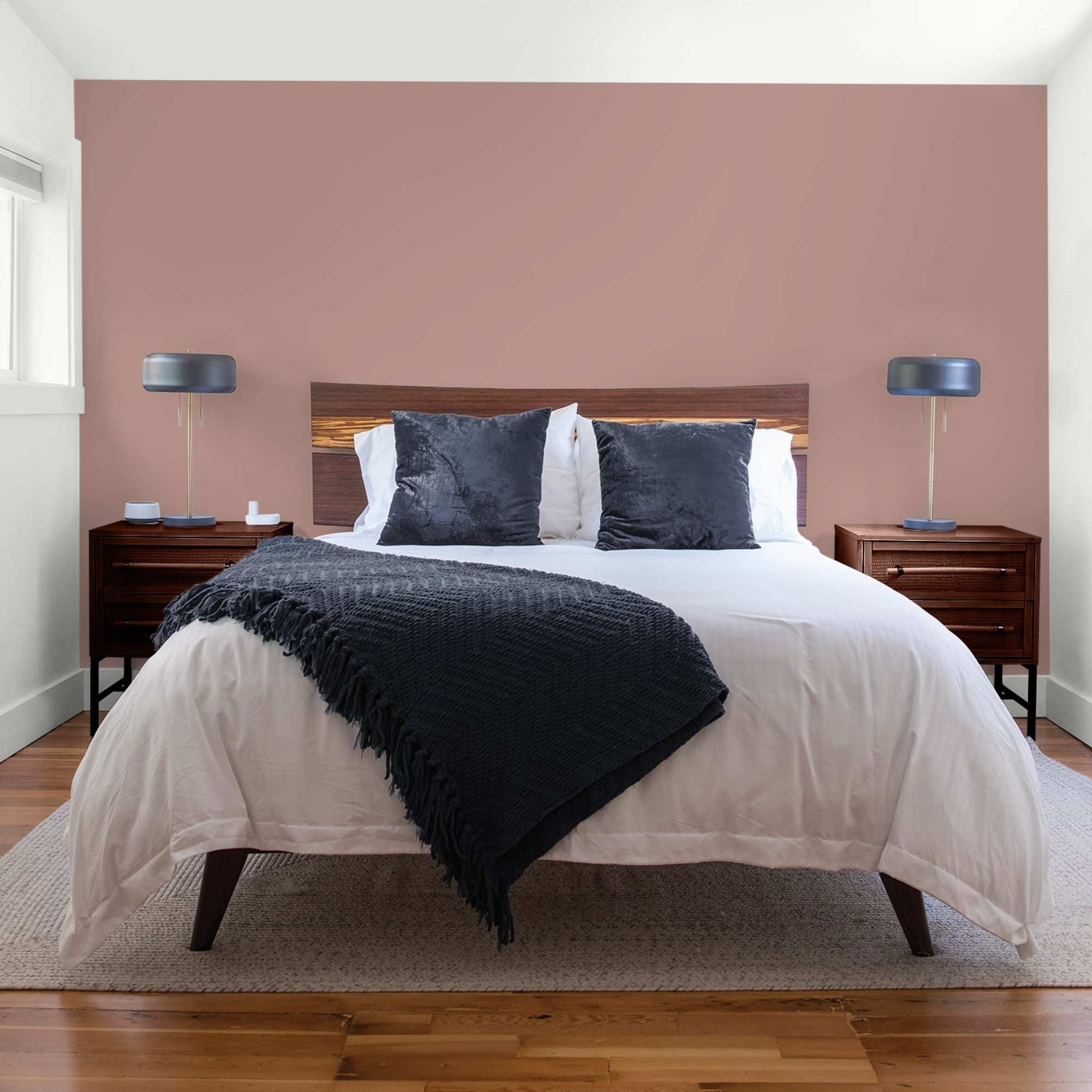 Glidden Fundamentals Bedford Brown / Red, Flat Interior Paint, 1 Quart