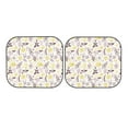 thumbnail image 4 of Picia Lavender Flowers 2 Piece Car Windshield Sun Shade Foldable | Foldable Sun Shield for Front Window Blocks UV Rays and Keeps Your Vehicle Cool-, 4 of 7