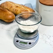 Escali Primo Digital Food Scale Multi-functional Kitchen Scale And Baking Scale For Precise Weight Measuring And Portion Control, 8.5 X 6 X 1.5 Inches