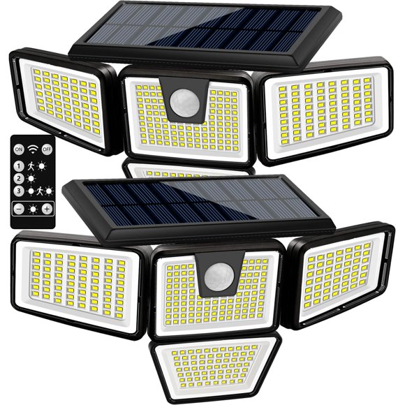 Paquete de 2 sensores de movimiento LED AmeriTop 300 de Solar Lights