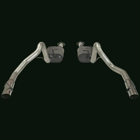 - Flowmaster 17312 Cat-back exhaust System Dual Rear Exit 1999-04 Ford Mustang
