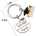 thumbnail image 2 of Class of 2026 Keychain Senior 2026 Graduation Gifts for Her Him High School Graduation Gifts for Her College Masters Degree Graduation Gift Ideas, 2 of 7