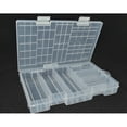 thumbnail image 1 of IFANLANDOR Electronics Organizer Box Battery Organizer Storage Case Double Layer Design Pp Plastic 1Pcs 9.9x6.7x1.4in, 1 of 8