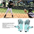 thumbnail image 3 of Football Gloves, Non Slip Silicone Grip for Baseball and Football, with Mesh Fingertips and Hook Loop Fastener Wrist Design, 3 of 7