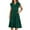 Z-Green1, variant on XVJRHAK Womens Summer Dresses Womens Summer Ruffle Sleeve V Neck Midi Dress 2024 Fashion Casual Fit Flowy Tiered Boho Beach Vacation Sundress (Green1,L)