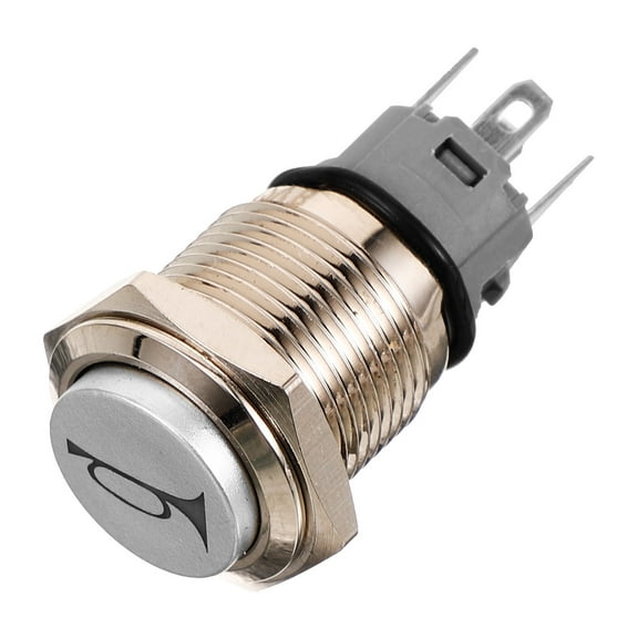BEADCEST 1Pcs Lighting Control Horn Button for Car and Motorcycle with Rated and 3A