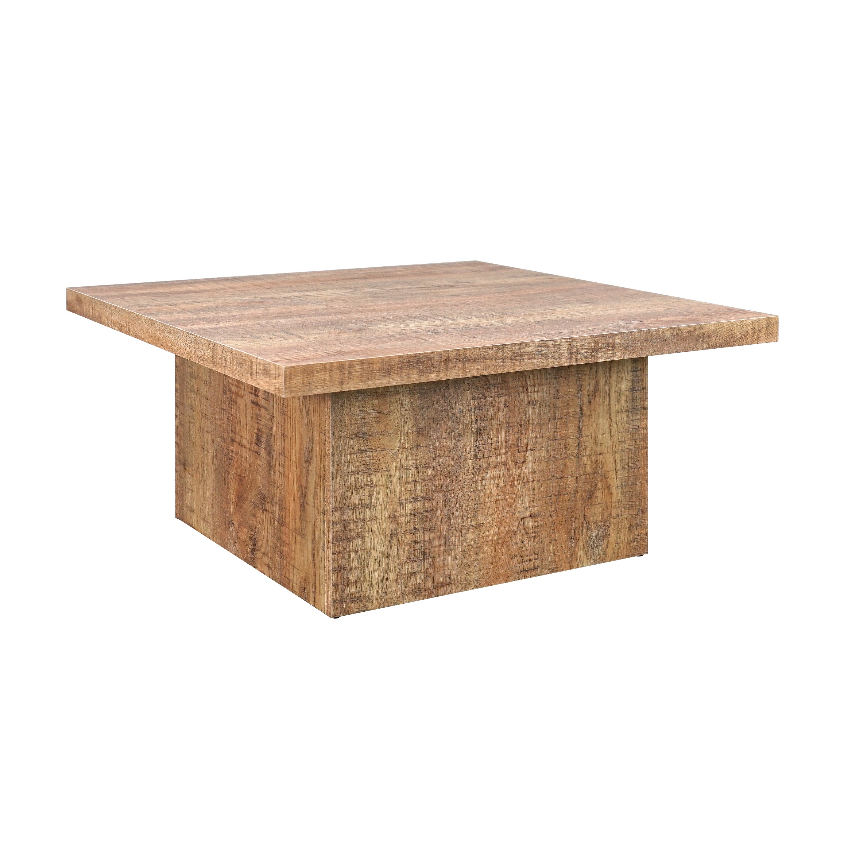 Coaster Devar Square Engineered Wood Coffee Table, Mango Brown photo 2