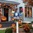 thumbnail image 6 of Happy Halloween Gnomes Pumpkin Mailbox Cover Halloween Haunts Magnetic Mailbox Cover Standard Size for Outdoor Garden Yard Decorations, 6 of 6