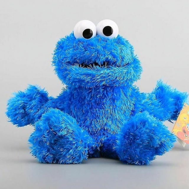 Peluche Elmo Cookie Regalo de cumpleaños infantil C azul Sailing Electrónica