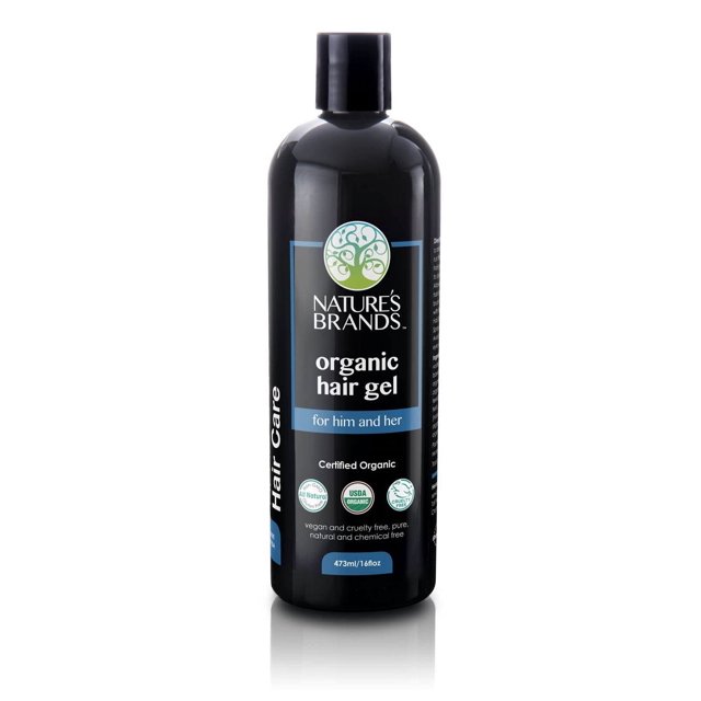 Gel para el cabello orgánico de Herbal Choice Mari de Nature's Brands (botella de 16 onzas líquidas) - Sin productos químicos sintéticos tóxicos