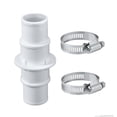 thumbnail image 2 of Adaptador De Acoplamiento Para Conector De Manguera De Piscina 3x1-1/4" O 1-1/2" Piezas De Adaptador Portátiles Con 2 Abrazaderas De Manguera, 2 of 8