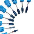 thumbnail image 2 of Brocas de carburo de tungsteno arcoíris para uñas, fresa para manicura, elimina la piel, Gel rotativo, broca eléctrica para manicura artística, 2 of 5