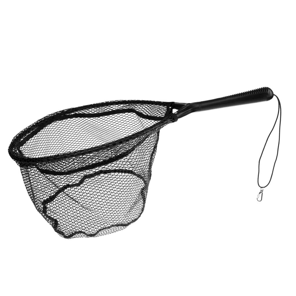 Wswqop Fly Fishing Landing Net Smooth Performance With Safety Line Durable Fish