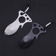 thumbnail image 1 of Multifunctional Outdoor Utility Spoon Fork Stainless Steel Spork for Wild Survival Gray 2 Pcs, 1 of 5