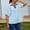 A01_Blue, variant on Vetsdori Women's Work Striped Shirt For Spring And Summer Fashionable And Casual With Five Quarter Sleeves V-neck Mid Sleeves Top Short Sleeved T-shirt