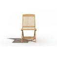 thumbnail image 2 of Pemberly Row Premium Teak Hand Sanded Finish Folding Side Chair, 2 of 5