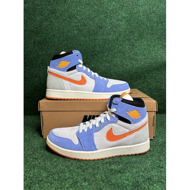 Ni - ke Ni - ke Air Jordan 1 Zoom Air CMFT 2 Royal Pulse Alpha Orange Mens Sz 9.5 Shoes New