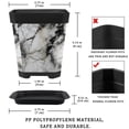 thumbnail image 3 of HemaKayy Decorative Planter Pot Set - Perfect for Small Plants - Colorful Design With Drainage Hole - Ideal for Home and Garden Decor - Set of 8 - Unique Marble Texture, 3 of 6