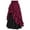 Red, variant on Women's Maxi Skirts with Elastic High Waist Summer A-Line Flowy Swing Ruffle Solid Color Flowy Skirt Black XL