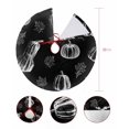 thumbnail image 7 of Black Pumpkins Fall Christmas Tree Skirt 36 Inches Large Christmas Skirt Tree, Maple Leaf Botanical Thanksgiving Tree Skirt Christmas Decorations for Fireplace Party Holidays Indoor Outdoor, 7 of 7