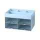 thumbnail image 1 of Monstrate Caja de almacenamiento de cajones para artículos de papelería, organización eficiente, organizador artesanal exquisito, escritorio Almacenamiento y organización del hogar Azul, 1 of 6