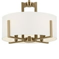 thumbnail image 6 of Kichler 52591 Malen 4 Light 16" Wide Semi-Flush Drum Ceiling Fixture - Bronze, 6 of 9