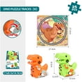 thumbnail image 1 of Set de pistas de coches con dinosaurios 2 en 1 con coches de dinosaurios para niños de 3 a 6 años. Ideal para niños de 3 a 6 años. Incluye rompecabezas., 1 of 1