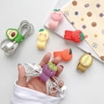thumbnail image 3 of Lindo Cable De Fruta Protector De Datos De Línea La Funda Protectora Enrollador Cubierta Para iPhone USB Carga Para Huawei, 3 of 4