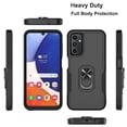 thumbnail image 2 of NJJEX Phone Case for A15 5G Case, Galaxy A15 5G Phone Case Samsung A15 6.5" Case, Heavy Duty Shockproof Full Body Phone Cover Built in Rotatable Magnetic Ring Holder Kickstand , 2024 Black, 2 of 5
