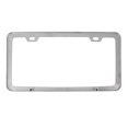 thumbnail image 6 of Unique Bargains 2 Pcs Black Stainless Steel Car Truck License Number Plate Frame w/ Screw 2 Hole, 6 of 6