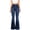 Blue, variant on Women's High Rise Bootcut Jeans - Straight and Wide Leg with Large Pockets Loose Comfortable Denim Pants