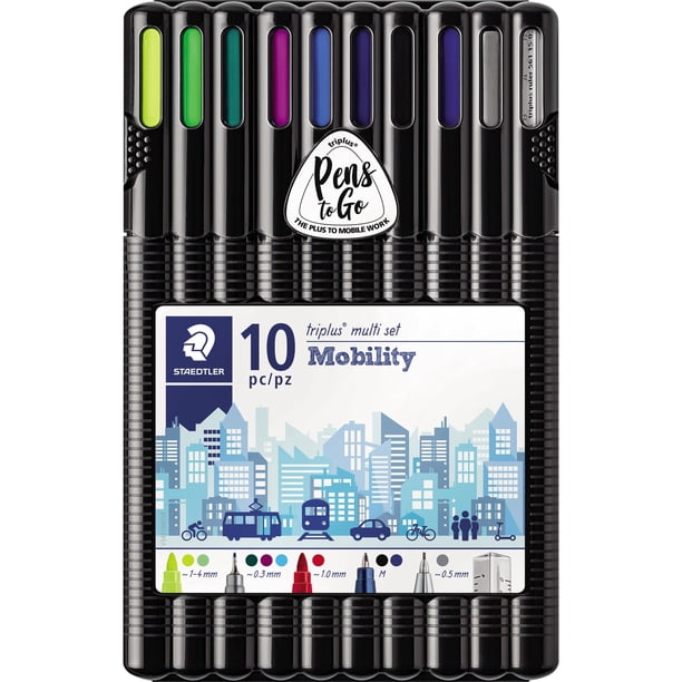 Set de papelería STAEDTLER triplus mobility con 10 piezas