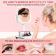 thumbnail image 4 of Espejo de maquillaje Vanmirr iluminado de 1x/10x con aumento de 360°, punto., 4 of 6