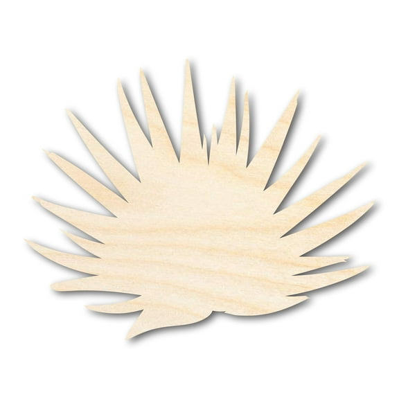 Unfinished Wood Agave Plant Shape 7" / 1/4"