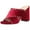 Red Velvet, variant on Women Gabby Studded Slip-On Sandals